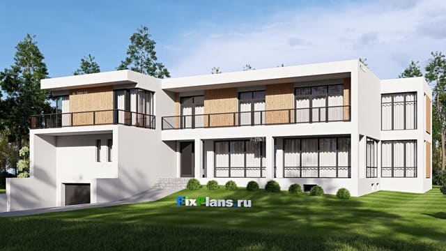 Двухэтажный дом F-21347